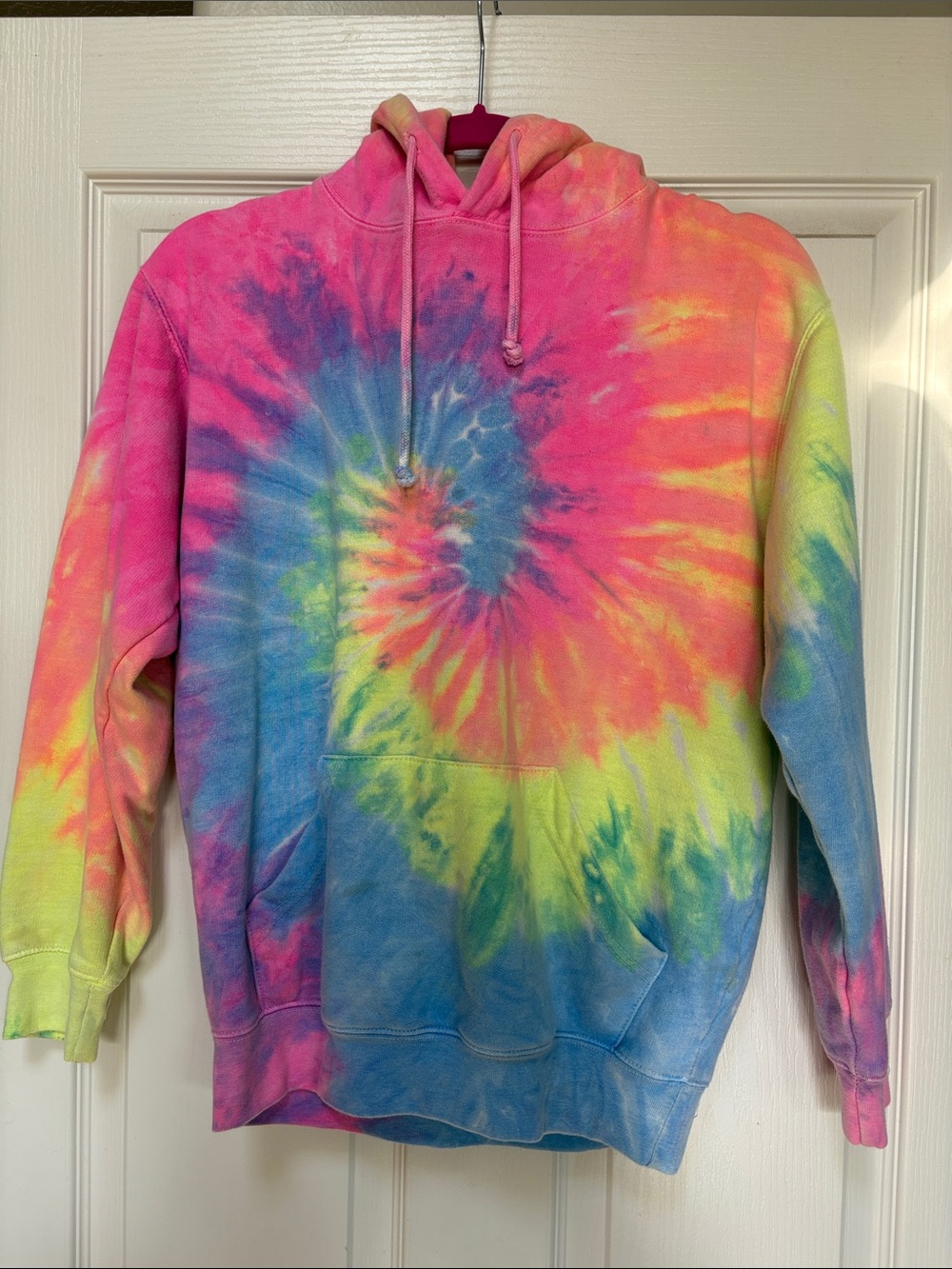 Tie-Dye Multicolor Hoodie Sweatshirt - Women’s